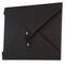 JAM Paper Black 9.5" x 12" Button & String Tie Kraft Portfolio